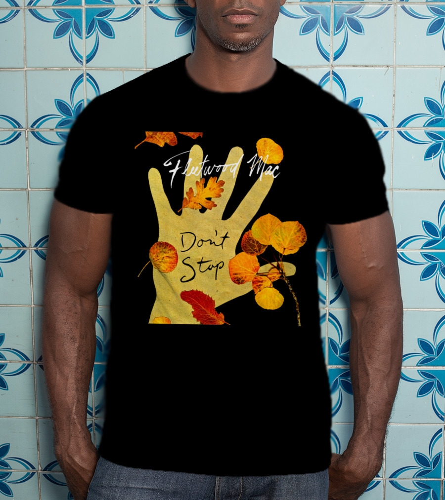 Don't Stop Fw 17 Autumn Leaves Hand T-Shirt