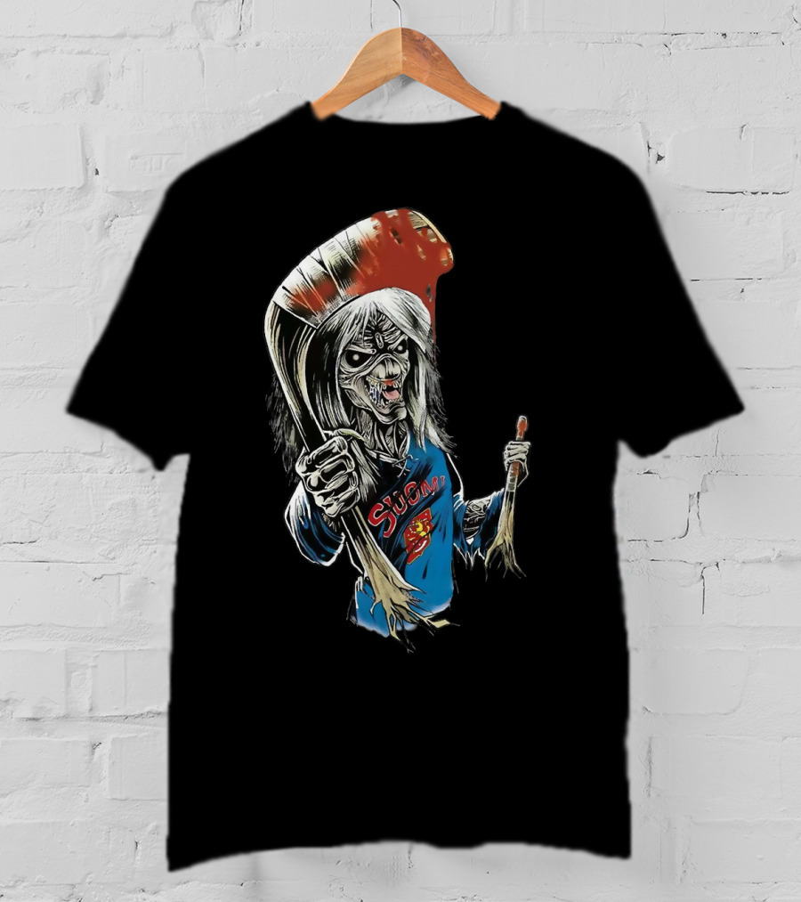 Suomi Ir 54 Hockey Zombie T-Shirt