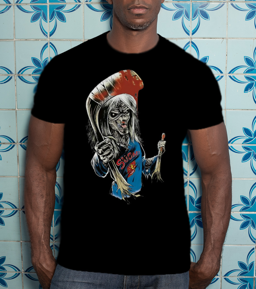 Suomi Ir 54 Hockey Zombie T-Shirt