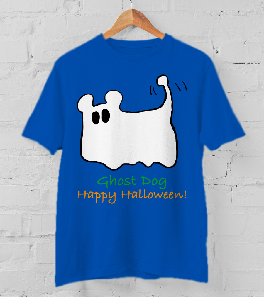 Ghost Dog Happy Halloween T-Shirt