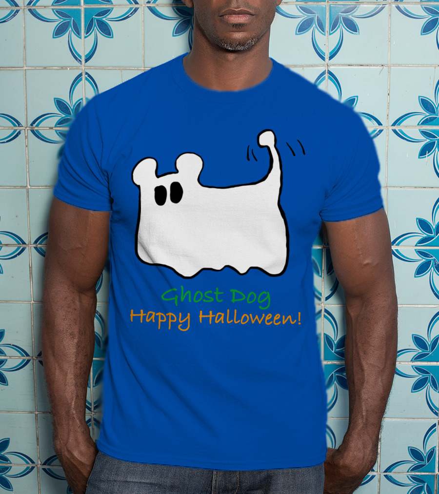 Ghost Dog Happy Halloween T-Shirt