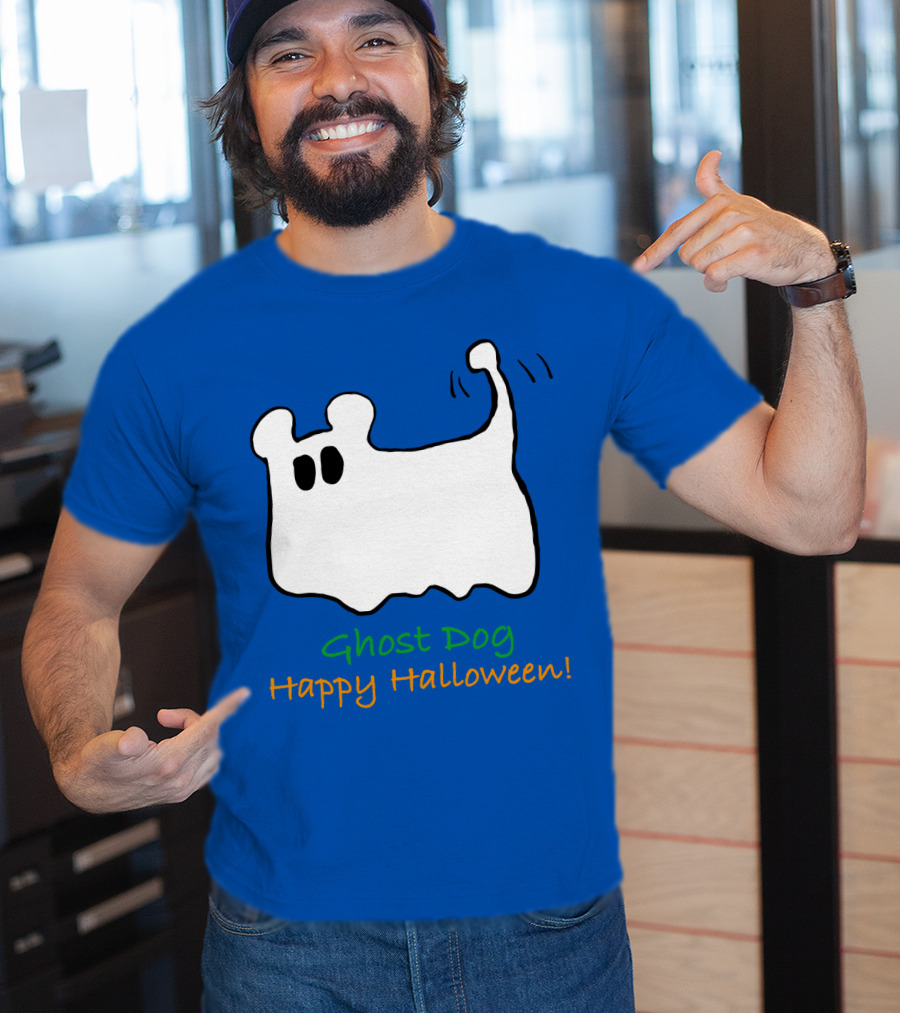 Ghost Dog Happy Halloween T-Shirt