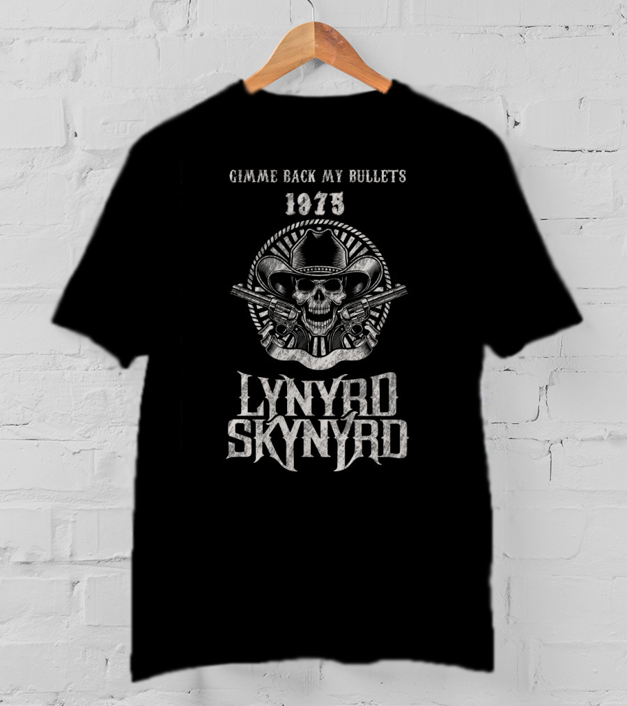 Lynyrd Skynyrd 1975 Gimme Back My Bullets T-Shirt
