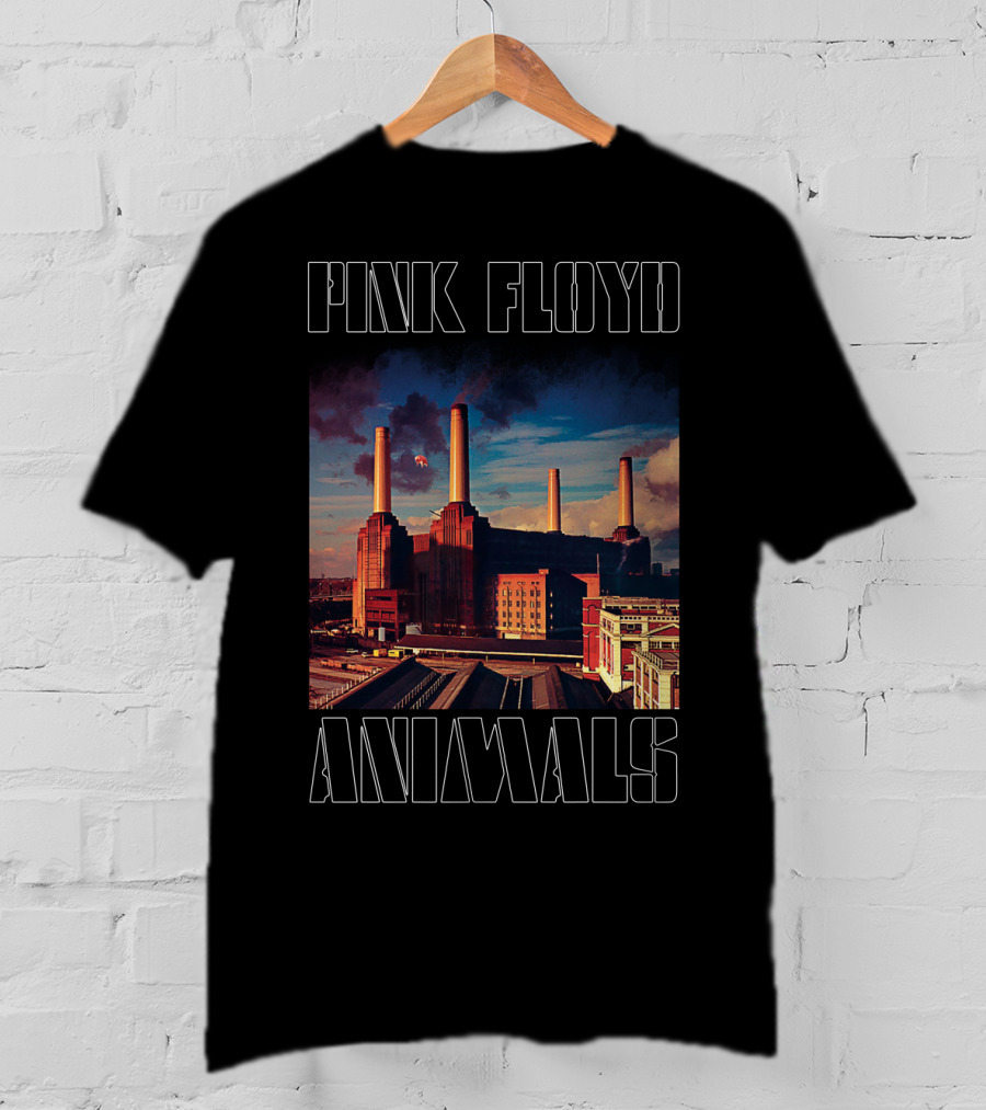 Pink Floyd Animals Battersea Power Station Cover Art T-Shirt