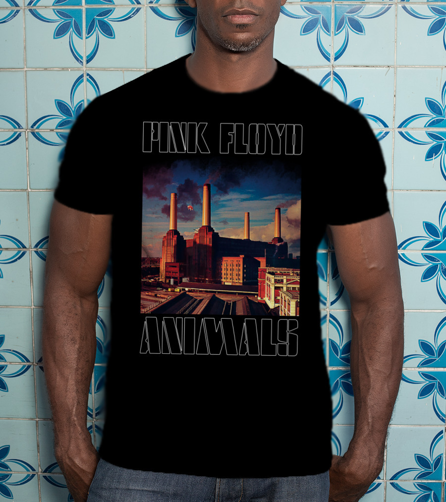 Pink Floyd Animals Battersea Power Station Cover Art T-Shirt