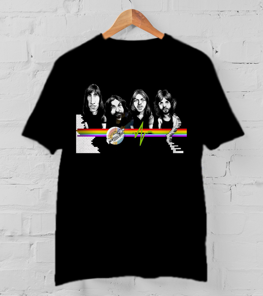 Pink Floyd Dark Side Of The Moon The Wall Band Members T-Shirt