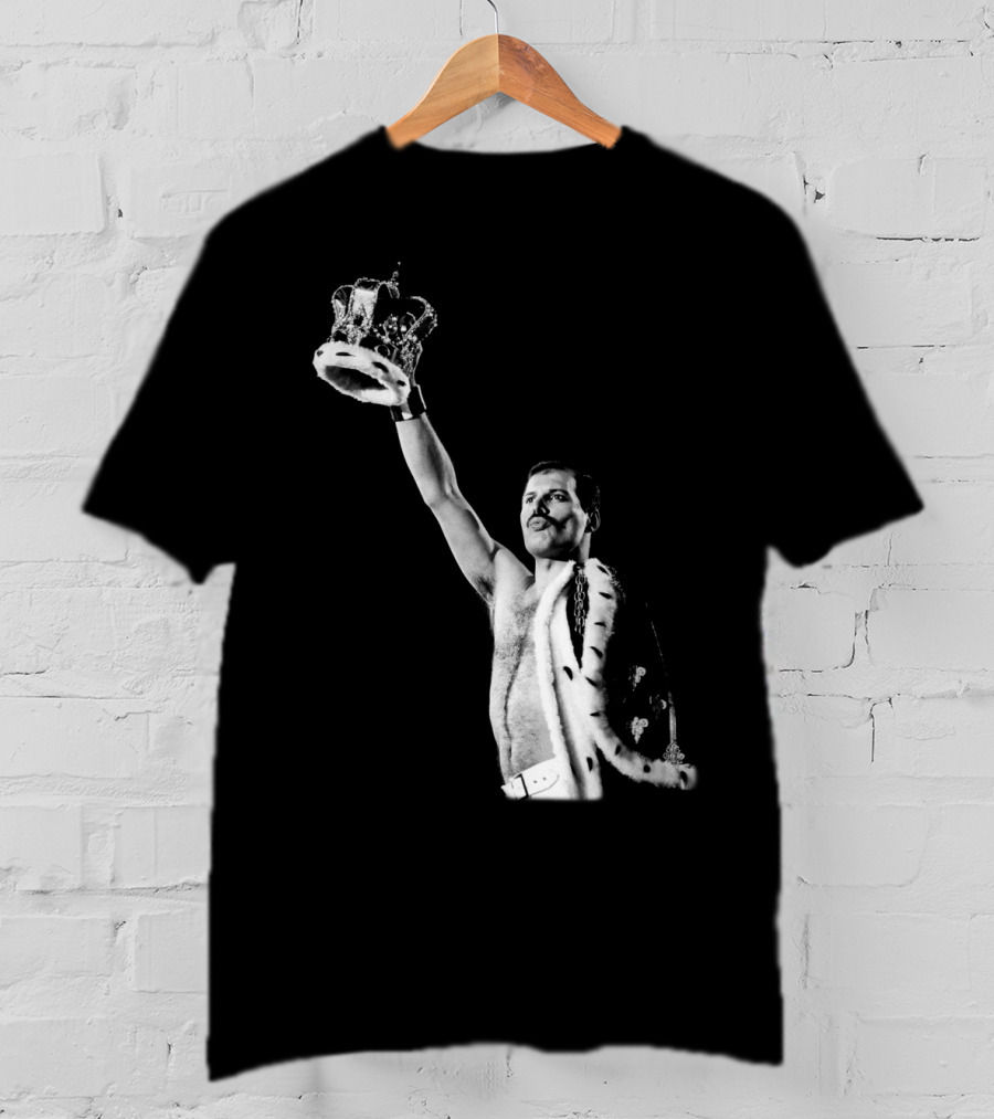 QN Freddie Mercury Crown Iconic Pose T-Shirt