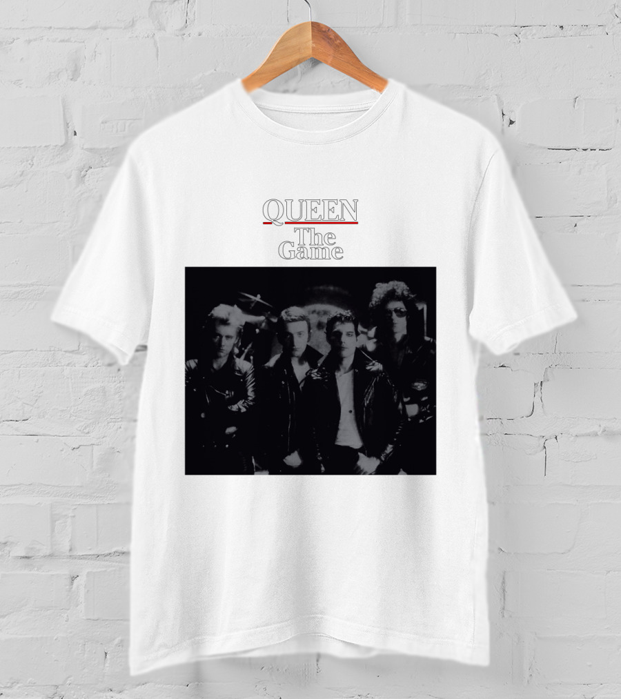 Queen The Game Band Photo Vintage Album Cover T-Shirt