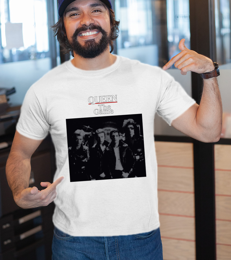 Queen The Game Band Photo Vintage Album Cover T-Shirt