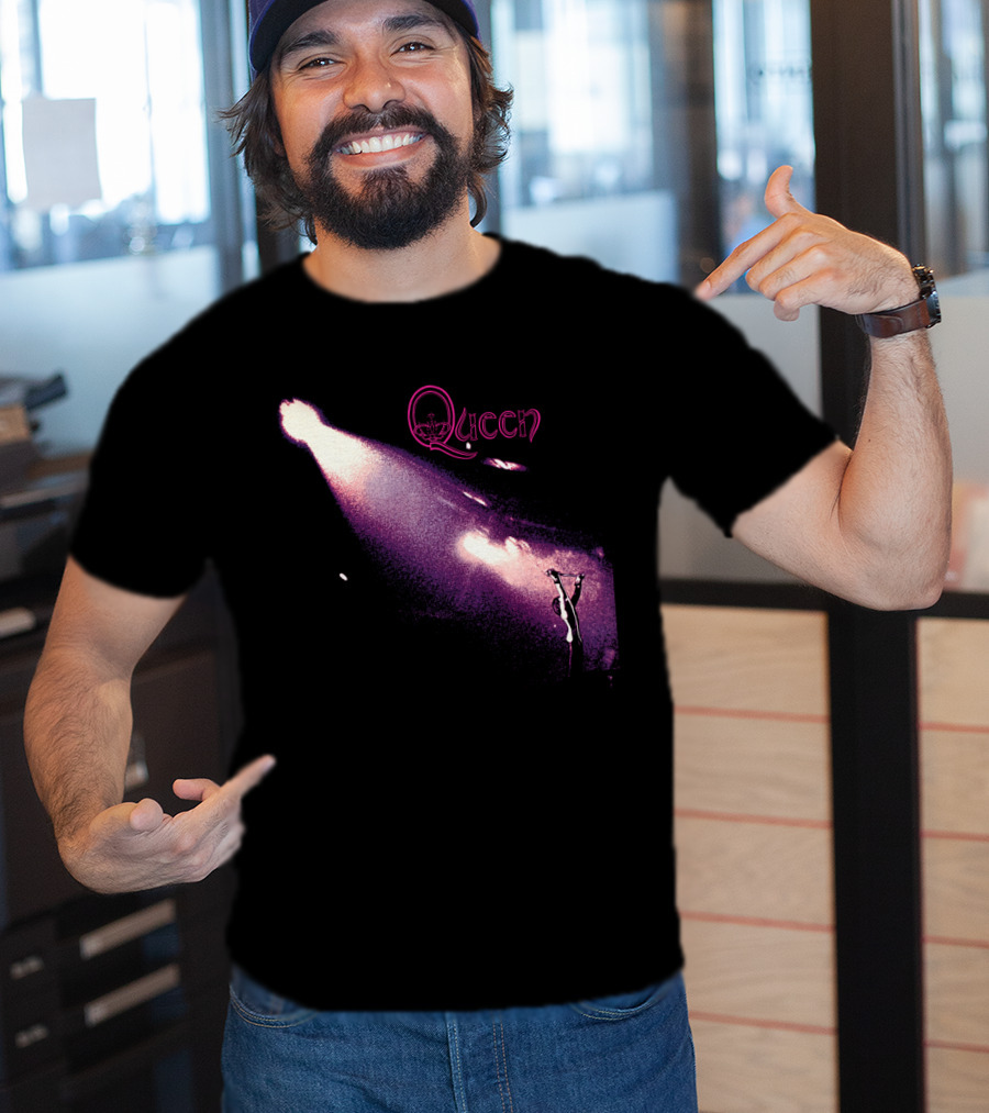 Queen Band Concert Stage Spotlight Freddy Mercury Iconic Performance T-Shirt
