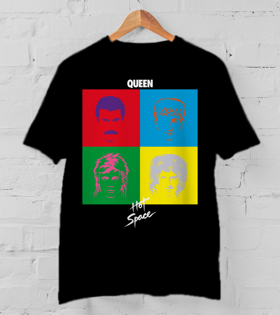 Queen Hot Space Album Pop Art Faces T-Shirt