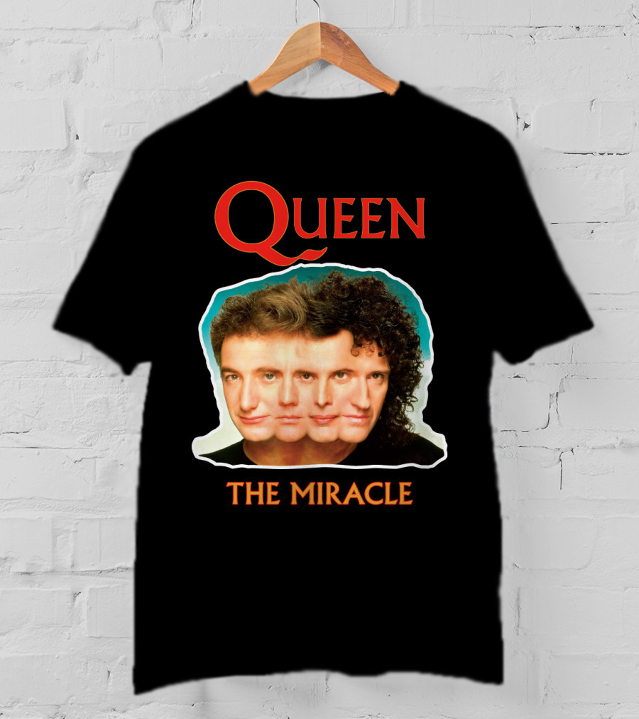 Queen The Miracle Album Cover Collage Faces T-Shirt