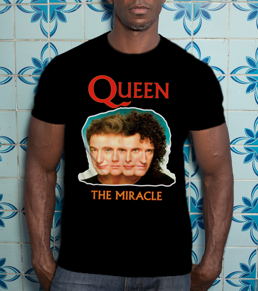 Queen The Miracle Album Cover Collage Faces T-Shirt