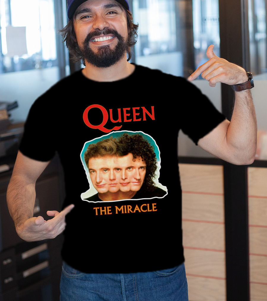 Queen The Miracle Album Cover Collage Faces T-Shirt