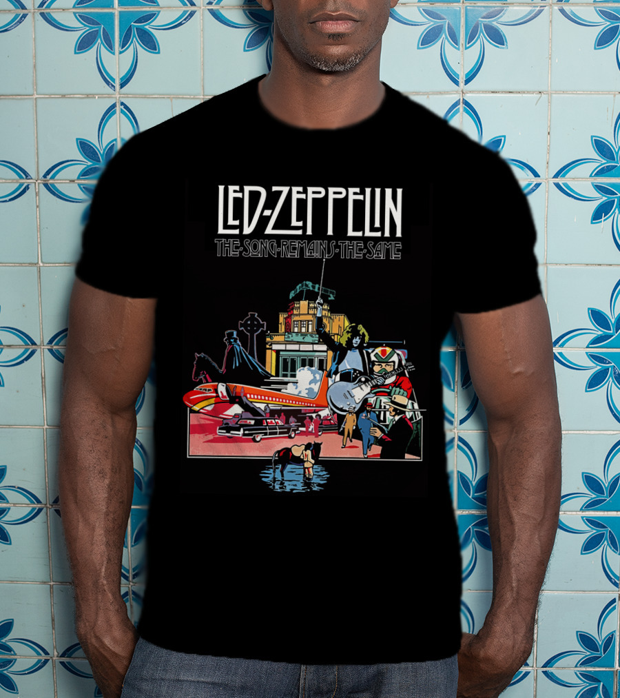 Lz 23 Lodztown Urban Scene With Horses Airplane And Architecture T-Shirt