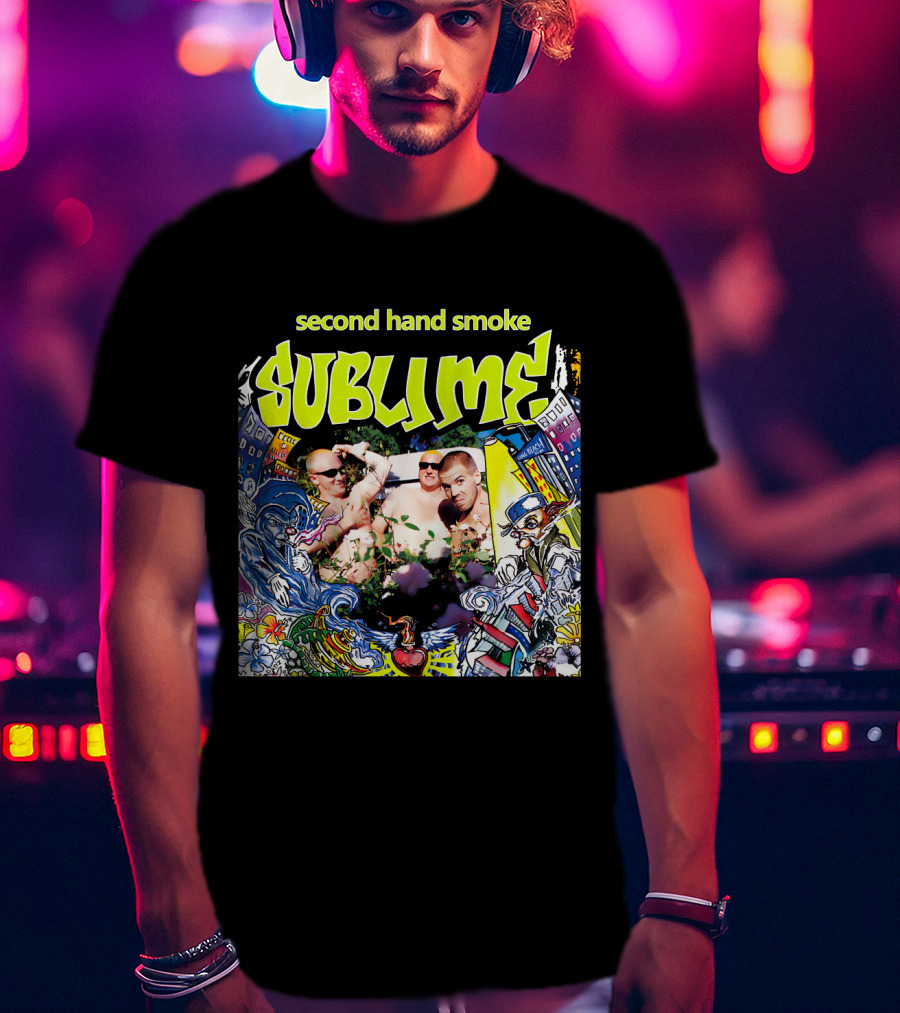Sublime Second Hand Smoke Album Cover Art T-Shirt