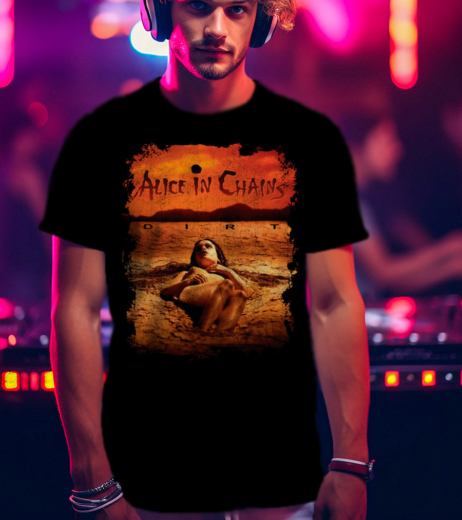 Alice In Chains Dirt Album Cover Art T-Shirt
