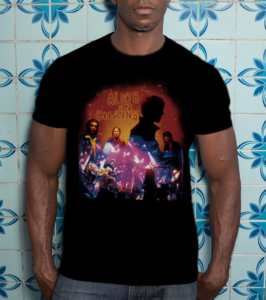 Alice In Chains Aic 17 Live Concert Silhouettes T-Shirt