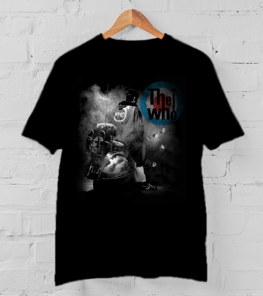 The Who Quadrophenia Scooter Scene With Band T-Shirt