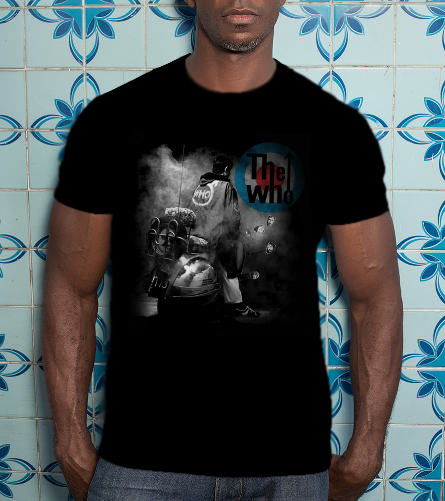 The Who Quadrophenia Scooter Scene With Band T-Shirt