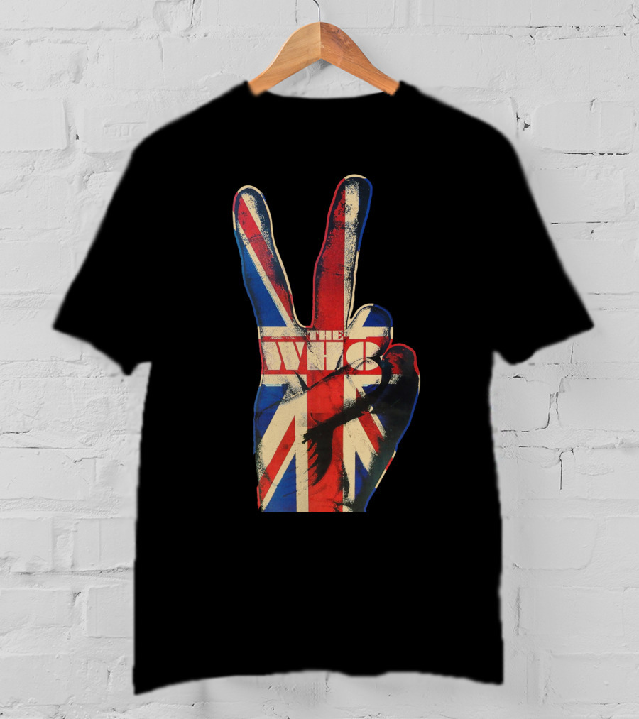 The Who Union Jack Peace Sign T-Shirt