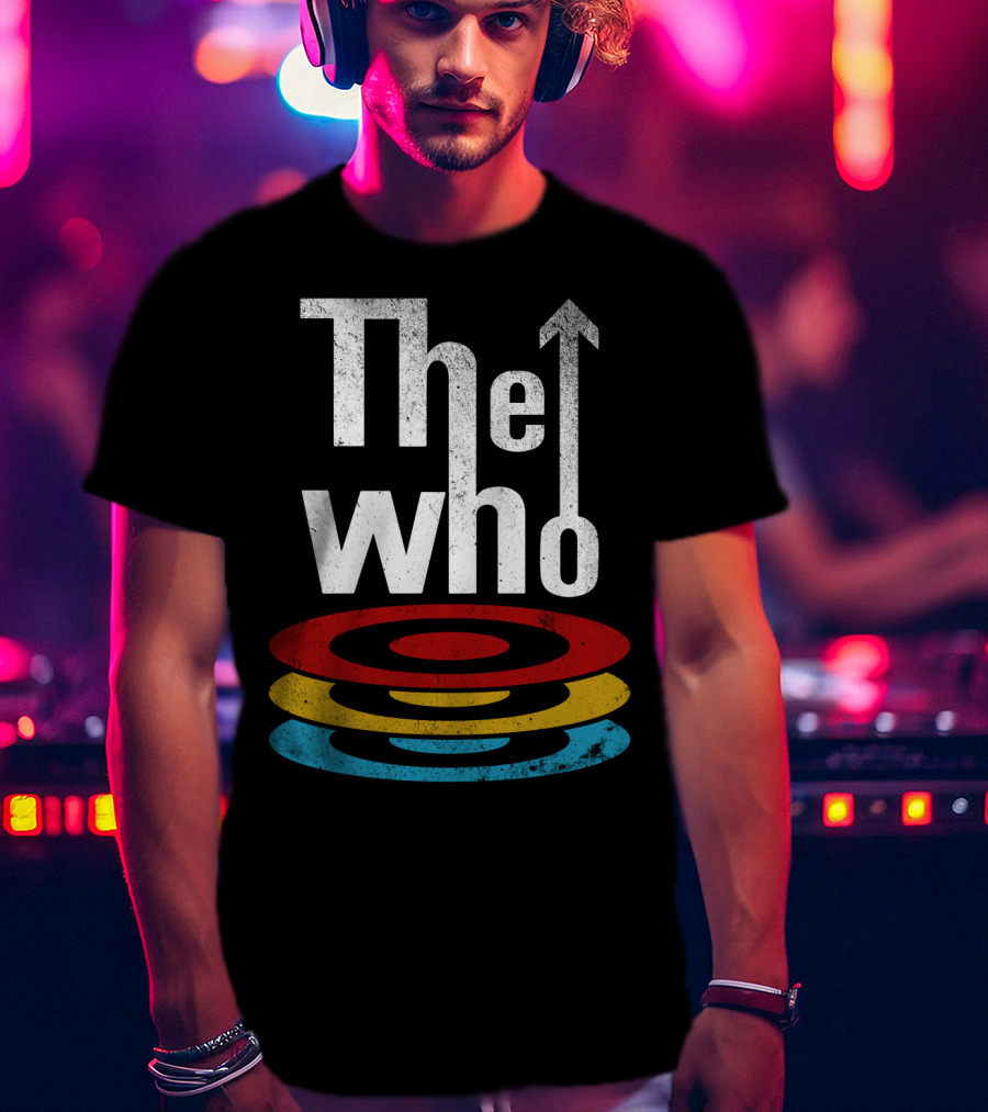 The Who Logo With Mod Target Symbol T-Shirt