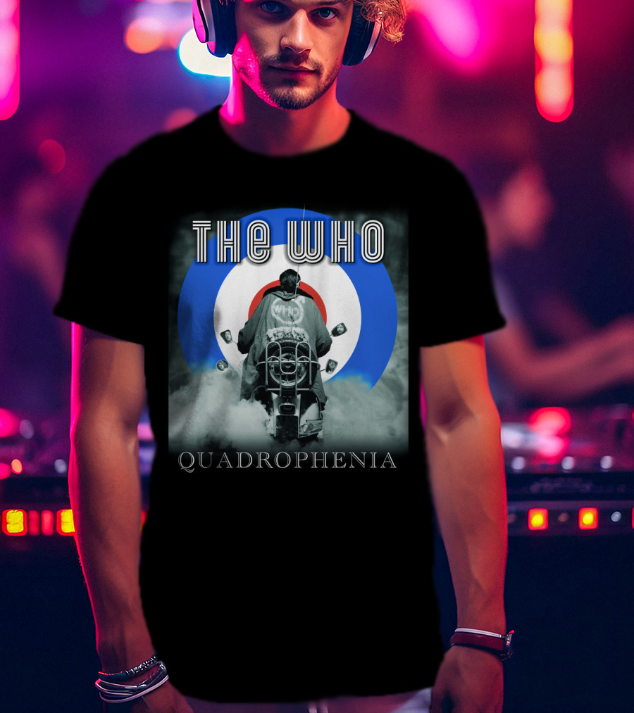 The Who Quadrophenia Mod Target Scooter T-Shirt