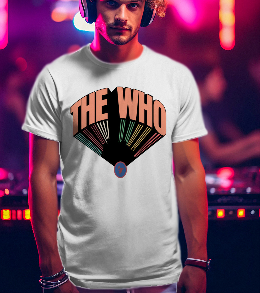 The Who 7 Fan-Shaped Retro T-Shirt