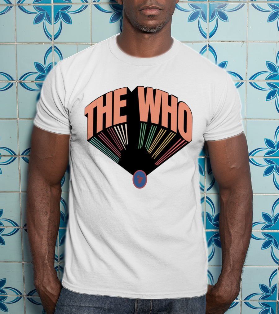 The Who 7 Fan-Shaped Retro T-Shirt