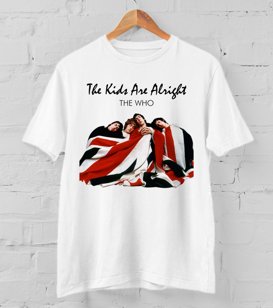 The Kids Are Alright The Who Union Jack Blanket T-Shirt