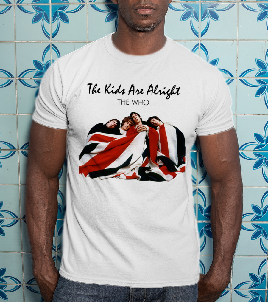 The Kids Are Alright The Who Union Jack Blanket T-Shirt