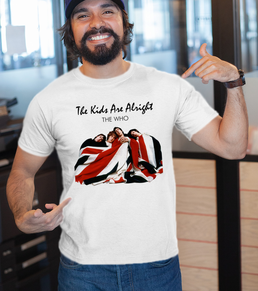 The Kids Are Alright The Who Union Jack Blanket T-Shirt