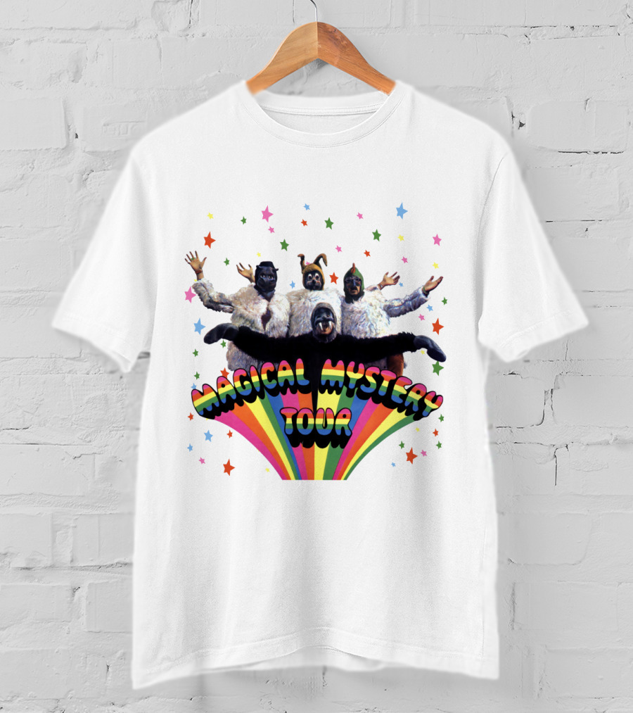 Magical Mystery Tour Rainbow Animals And Stars T-Shirt