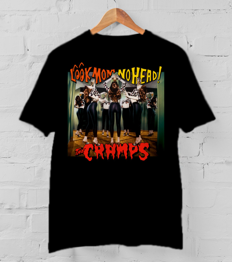 The Cramps Look Mom No Head Album Cover With Surreal Mirror Reflection T-Shirt