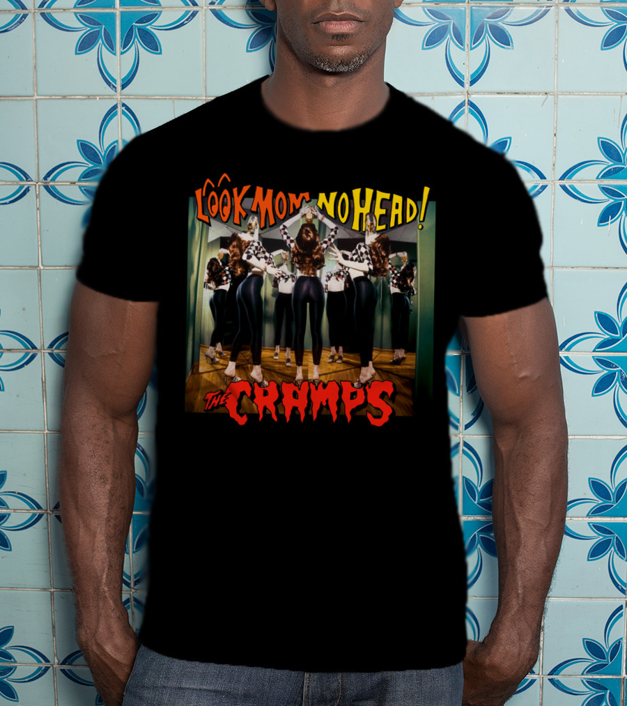 The Cramps Look Mom No Head Album Cover With Surreal Mirror Reflection T-Shirt