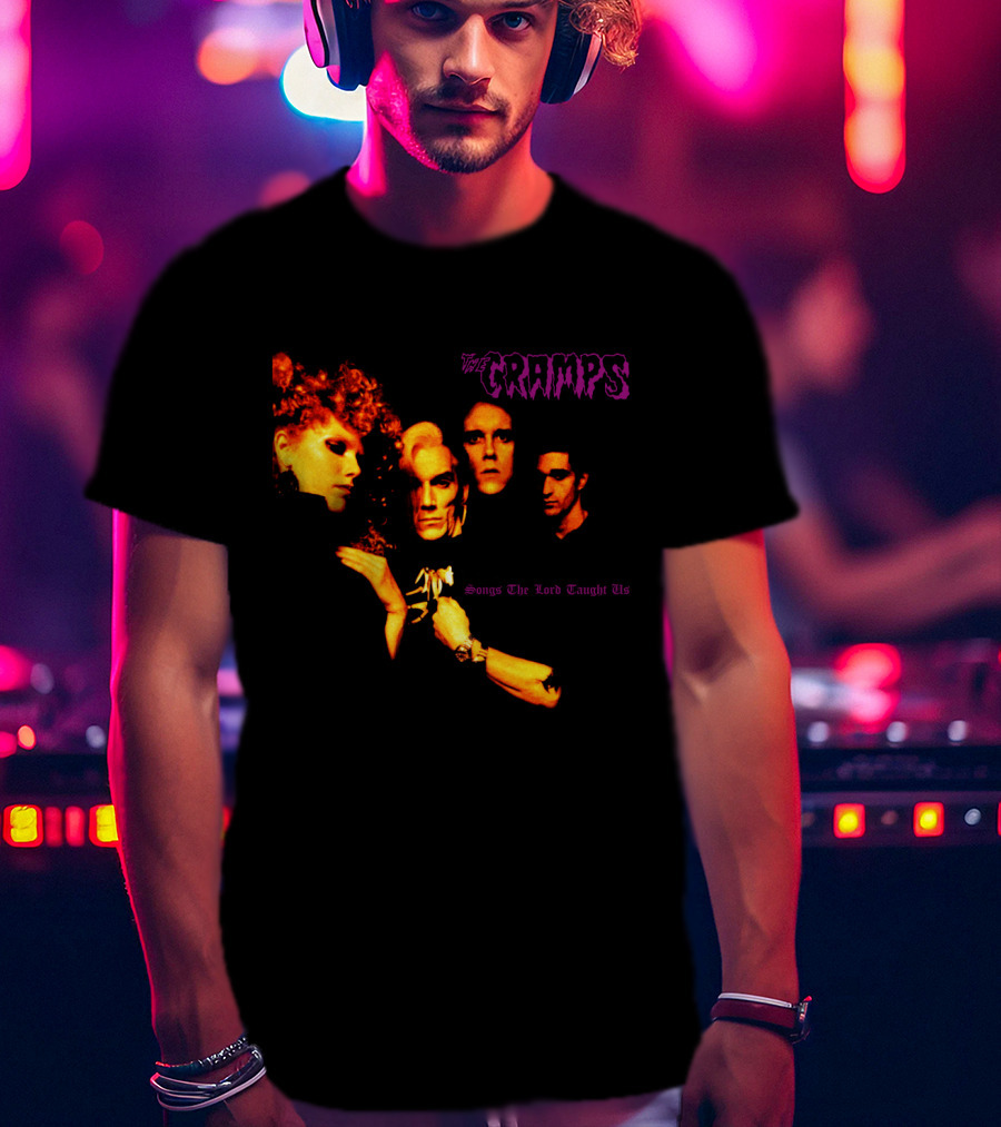 The Cramps Songs The Lord Taught Us Album Cover Tcr T-Shirt