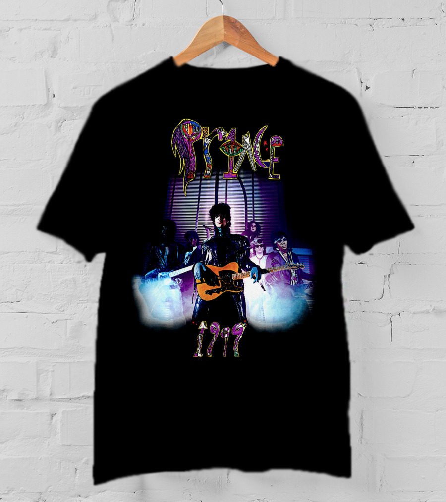 Prince 1999 Album Cover Art Purple Rain Aesthetic T-Shirt