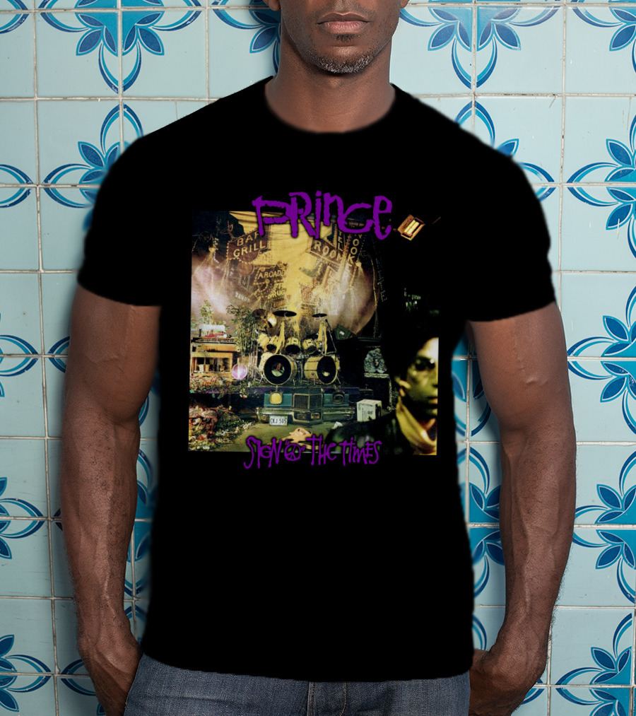 Prince Sign O' The Times Album Art T-Shirt