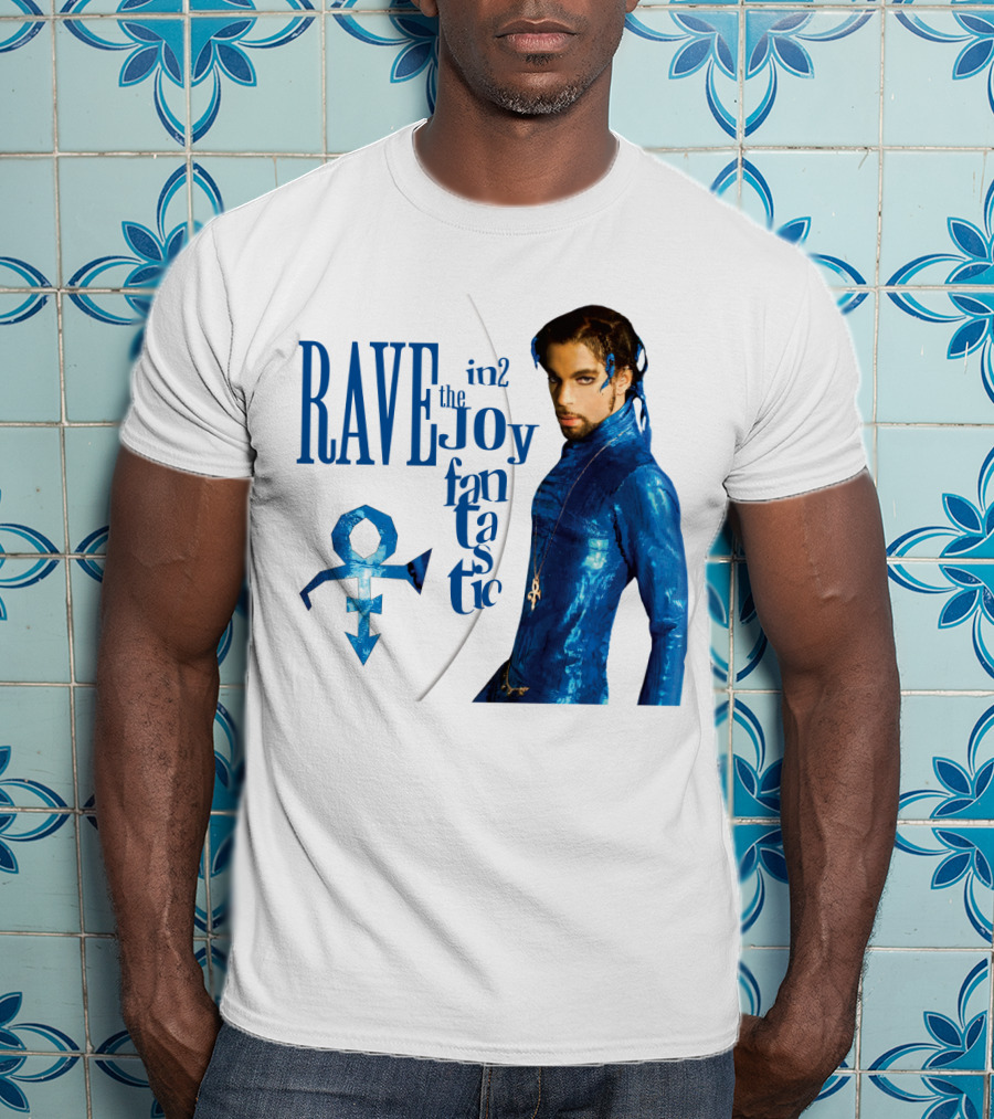 Rave Un2 The Joy Fantastic Prince Symbol Blue Outfit T-Shirt
