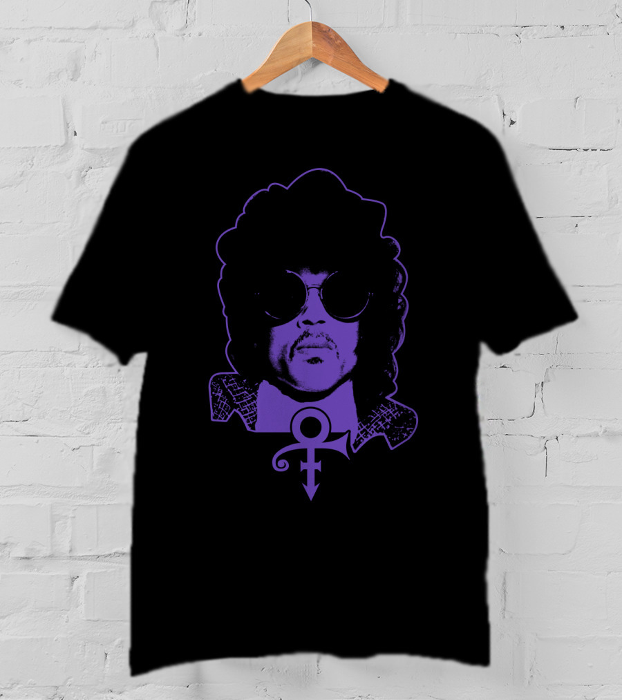 Pr 23 Purple Iconic Symbol And Portrait T-Shirt