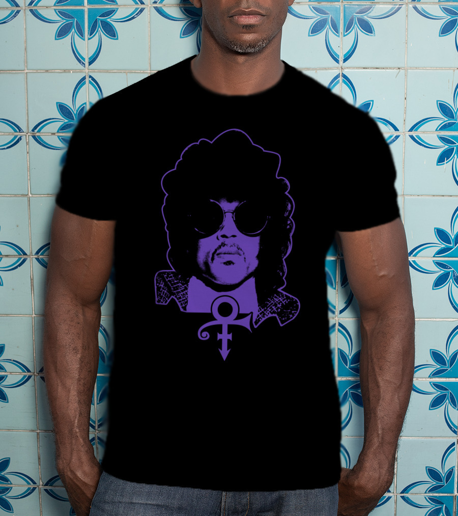 Pr 23 Purple Iconic Symbol And Portrait T-Shirt