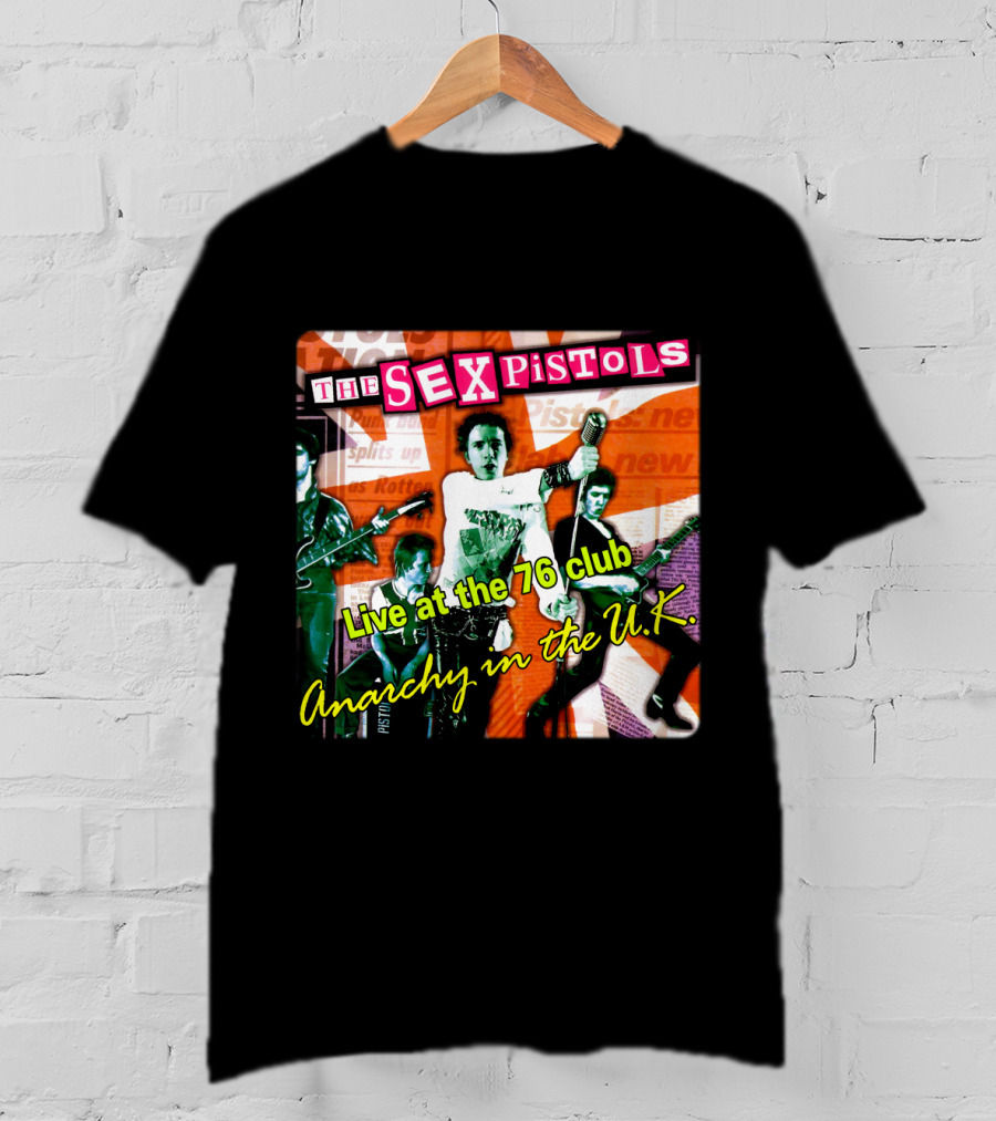 The Sex Pistols Live At The 76 Club Anarchy In The U.k. T-Shirt