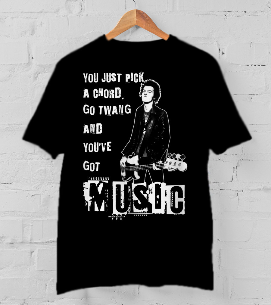 You Just Pick A Chord Go Twang And You've Got Music T-Shirt