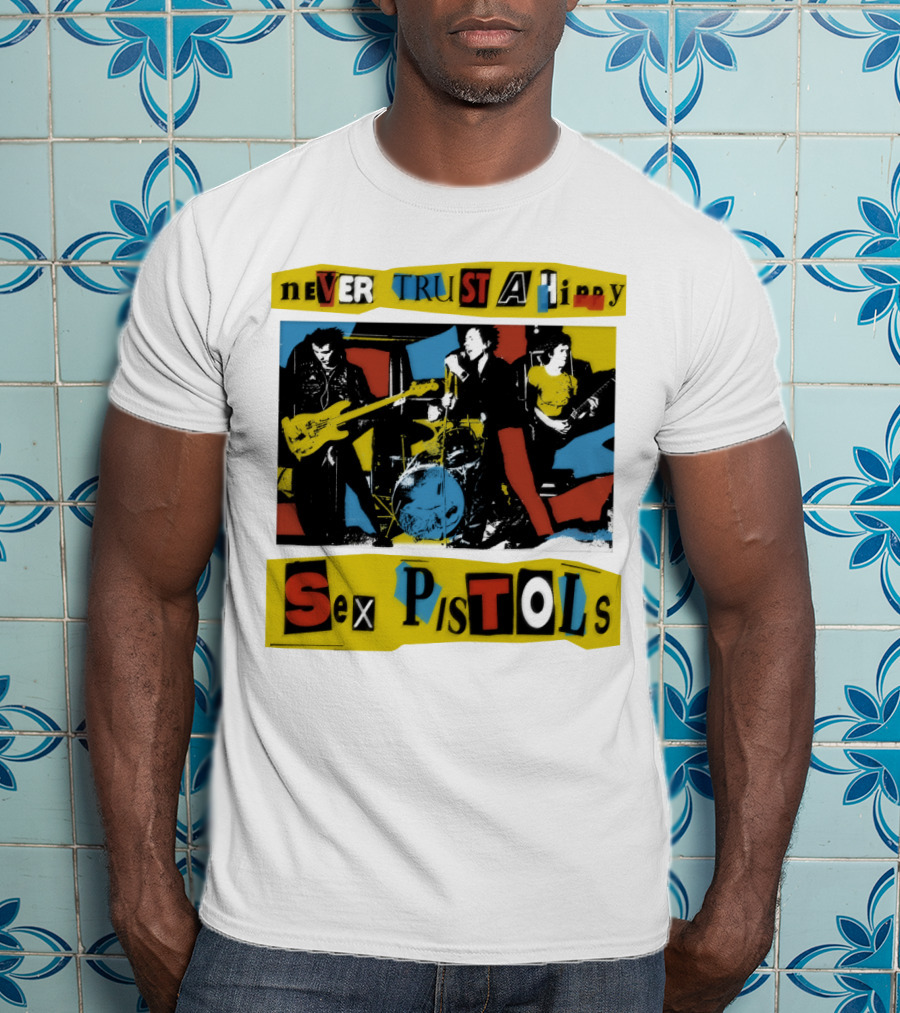 Never Trust A Hippy Sex Pistols T-Shirt