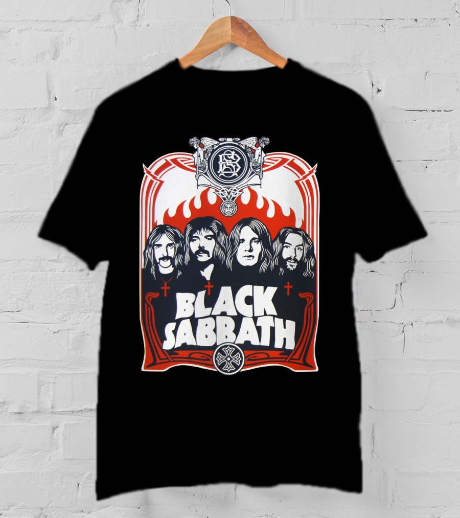 Black Sabbath Band Portrait Bs T-Shirt
