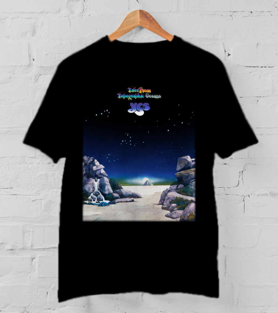 Tales From Topographic Oceans Yes Album Art Scenic Landscape T-Shirt