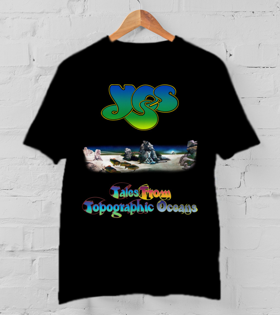Yes Tales From Topographic Oceans Album Cover Art T-Shirt