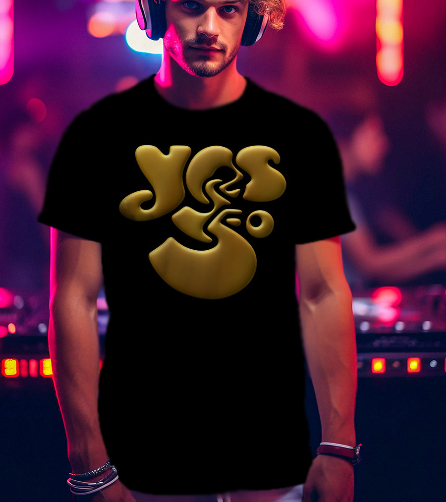 Ye 35 3D Gold Abstract T-Shirt