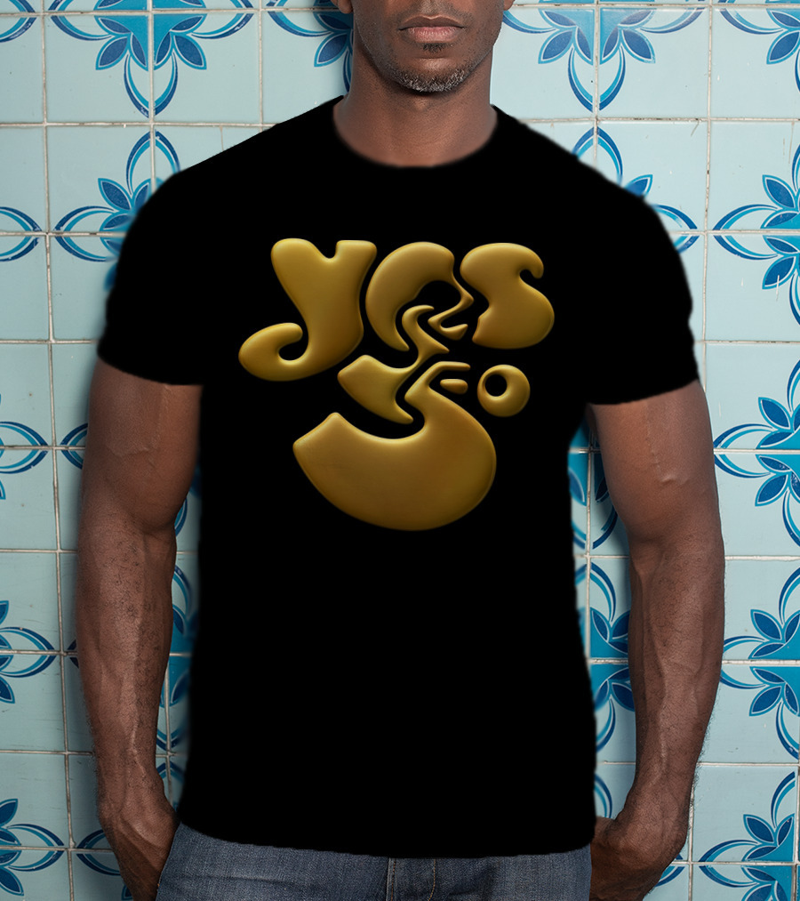 Ye 35 3D Gold Abstract T-Shirt