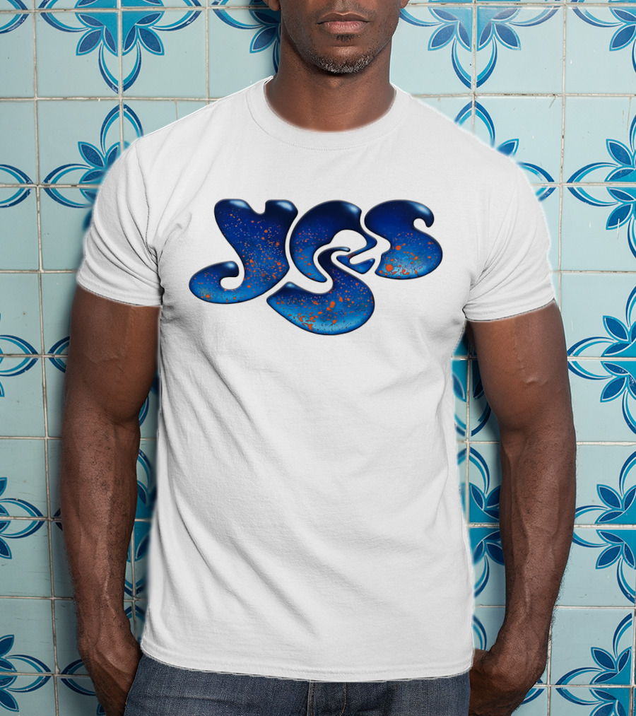 Yes 42 Logo Blue Orange T-Shirt
